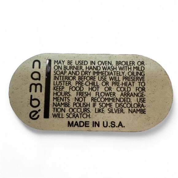 Vintage Nambe 555 Alloy 11 Inch Square Silver Metal Tray Mid Century Modern - Picture 5 of 5